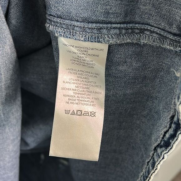 Free People Get Obsessed Cotton Denim Mini Dress - Picture 7 of 11